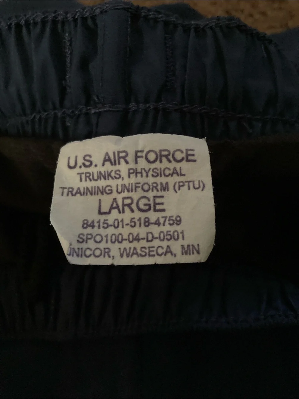 Us Air Force elelastic wasit